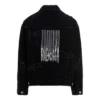 Barcode Destroyed-Denim-Jacke «Schwarz» 664329TBP471055