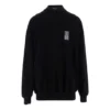 Barcode-Pullover mit Rundhalsausschnitt «Schwarz» 652981TKVE61070