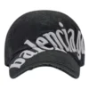Baseballkappe mit diagonalem Logo «Black White» 680738410B21077