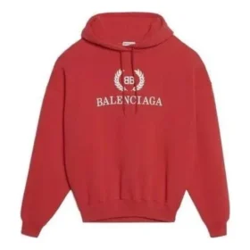 Baumwoll-Hoodie mit BB-Logo, Oversize, «Rot» 547765TCV316400