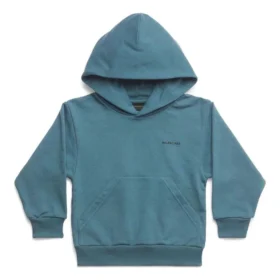 Baumwoll-Hoodie mit Logo-Aufdruck «Blue» 682019TOVK64005