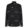Baumwoll-Shirt mit Logo-Print «Schwarz» 662983TOL651070