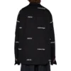 Baumwoll-Shirt mit Logo-Print «Schwarz» 662983TOL651070