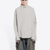 Baumwoll-Shirt, weite Passform «Cement Grey» 681688TKM102967