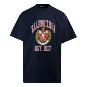 Baumwoll-T-Shirt mit College-Logo-Print «Schwarz» 676589TLV898067