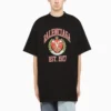 Baumwoll-T-Shirt mit College-Logo-Print «Schwarz» 676589TLV898067