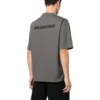 Baumwoll-T-Shirt mit gesticktem Logo «Grey» 612966TNVG91300