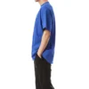 Baumwoll-T-Shirt mit kleinem Logo-Aufdruck «Blue» 556150TBV438077