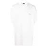 Baumwoll-T-Shirt mit kleinem Logo-Print «Weiss» 556151TYK289000
