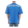 Baumwoll-T-Shirt mit Logo-Aufdruck auf der Rückseite «Blue» 570805THV808077