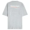 Baumwoll-T-Shirt mit politischem Logo «Grey» BLGA-508203-TAV44-GY
