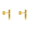 Bb 2.0 Textured Xs Ohrringe «Gold» 782982TZ99G0705