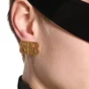 Bb 2.0 Textured Xs Ohrringe «Gold» 782982TZ99G0705