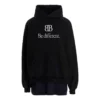 BB Be Different Hoodie mit Aufnähern «Schwarz» 720406TNVV11070