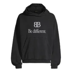 BB Be Different Popover-Hoodie «Black White» 720406TNVB41070
