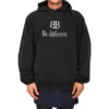 BB Be Different Popover-Hoodie «Black White» 720406TNVB41070