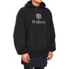 BB Be Different Popover-Hoodie «Black White» 720406TNVB41070