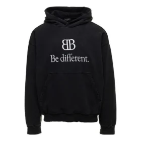 BB Be Different Popover-Hoodie «Black White» 720426TNVV11070