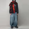 BB Be Different Popover-Hoodie «Black White» 720426TNVV11070