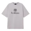 BB Be Different T-Shirt, mittlere Passform «Grey» 612966TNVU99784