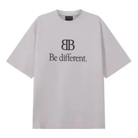 BB Be Different T-Shirt, mittlere Passform «Grey» 612966TNVU99784