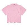 BB Classic Balenciaga Kurzes Oversize-T-Shirt «Pink» 783399TQVS85708
