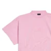 BB Classic Balenciaga Kurzes Oversize-T-Shirt «Pink» 783399TQVS85708