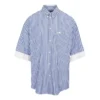BB Icon Layered Kurzarm-Shirt «Blue White» 699195TMM234640