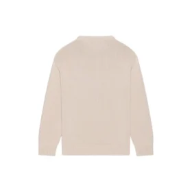 BB Laurel Crown Logo Rundhals-Strickpullover «Beige» 664369T32119028