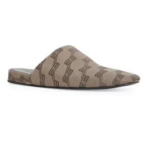 BB Monogram Cosy Pantoletten «Beige-Braun» 653879W2I103020