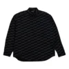 BB Monogram Langarmhemd mit Knöpfen «Black» 662983TML361269