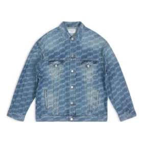 BB Monogram Large Fit Jacke «Blue» 675208TMW370443