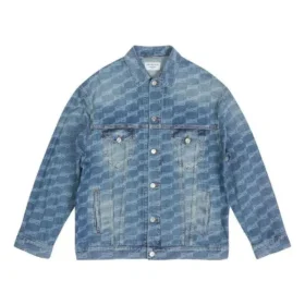 BB Monogram Large Fit Jacke «Blue» 675208TMW374437