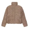 BB Monogram Pufferjacke «Beige-Braun» 681885TML339378