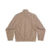 BB Monogram Trainingsjacke Regular Fit «Beige-Braun» 704495TML369378