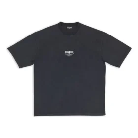 BB Paris Icon T-Shirt, mittlere Passform «Schwarz-Weiss» 612966TMVG79034