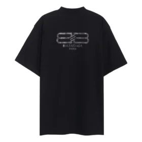 BB Paris Strass-T-Shirt, Medium Fit «Black Faded» 739784TOVU81055
