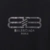 BB Paris Strass-T-Shirt, Medium Fit «Black Faded» 739784TOVU81055