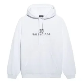 BB Pixel Hoodie in mittlerer Passform «Weiss» 578135TKVI89040