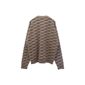 BB Rundhals-Strickpullover mit Allover-Muster «Beige» 733859T32539378