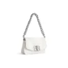 Bb Soft Kleine Umhängetasche mit Klappe «Optic White» 7485982AAIY9001