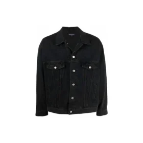 BB Sprayed Denim-Jacke, Large-Fit, «Dark Grey White» 678354TIWA21440
