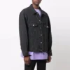 BB Sprayed Denim-Jacke, Large-Fit, «Dark Grey White» 678354TIWA21440