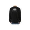 BB-Sweatshirt mit Interlock-Stoff und Rückendruck «Black White» 583117T14394170