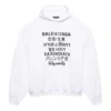 Bedruckte Unisex-Sportkapuzenjacke, weiss 641679TJVI69040