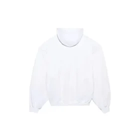 Bedruckte Unisex-Sportkapuzenjacke, weiss 641679TJVI69040