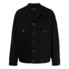 Bekleidungsverleih Denim-Jacke, kastenförmige Passform «Schwarz» 675206TEW051105