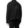 Bekleidungsverleih Denim-Jacke, kastenförmige Passform «Schwarz» 675206TEW051105