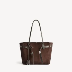 Bel Air Tote Bag für Damen, mittelgross, in Hell-Espresso