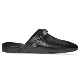 Bequeme Cagole-Pantoletten «Schwarz» 716613WAD4E1008